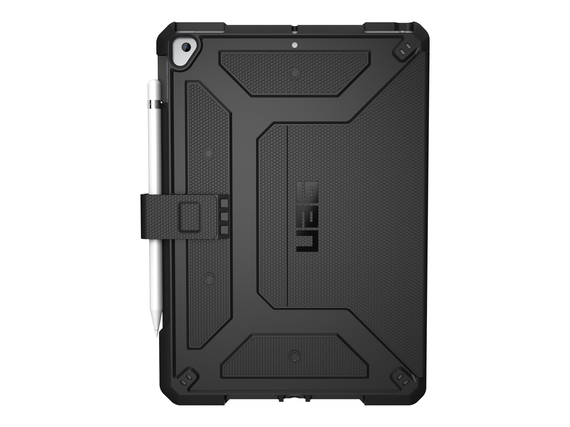 UAG Case for iPad 10.2-in (9/8/7 Gen, 2021/2020/2019) - Metropolis Black - Hintere Abdeckung fr Tablet - Polyurethan, Thermopla