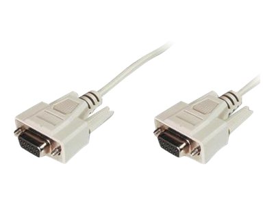 ASSMANN - Kabel seriell - DB-9 (W) zu DB-9 (W) - 5 m - geformt - beige
