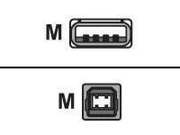 Intermec - USB-Kabel - USB (M) zu USB Typ B (M) - 2 m - fr Honeywell PM43c; Dolphin CT50, CT50h; PXie Series PX6ie