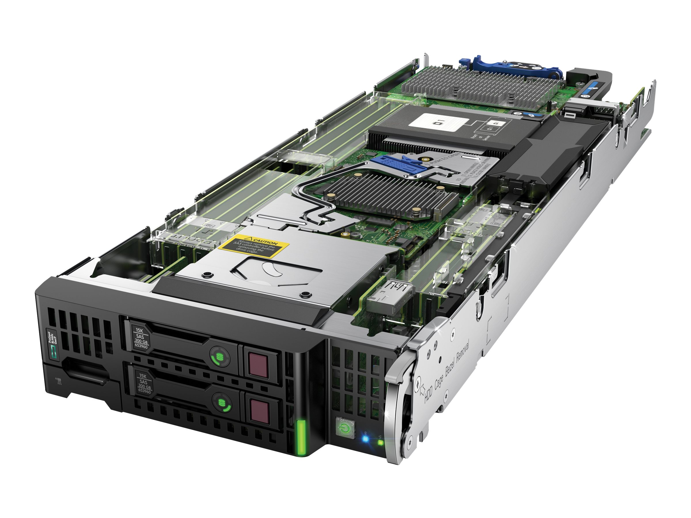 HPE ProLiant BL460c Gen9 - Server - Blade - zweiweg - 1 x Xeon E5-2609V4 / 1.7 GHz - RAM 16 GB