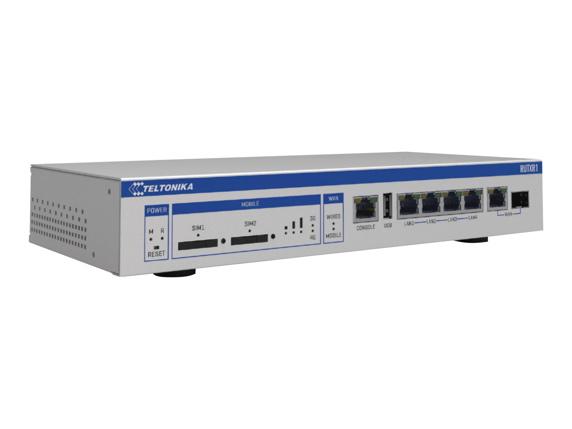 Teltonika RUTXR1 - Wireless Router - WWAN - 4-Port-Switch - GigE - Wi-Fi 5