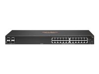 HPE Aruba 6100 24G 4SFP+ Switch - Switch - managed - 24 x 10/100/1000 + 4 x 1 Gigabit / 10 Gigabit SFP+ - Seite-zu-Seite-Luftstr