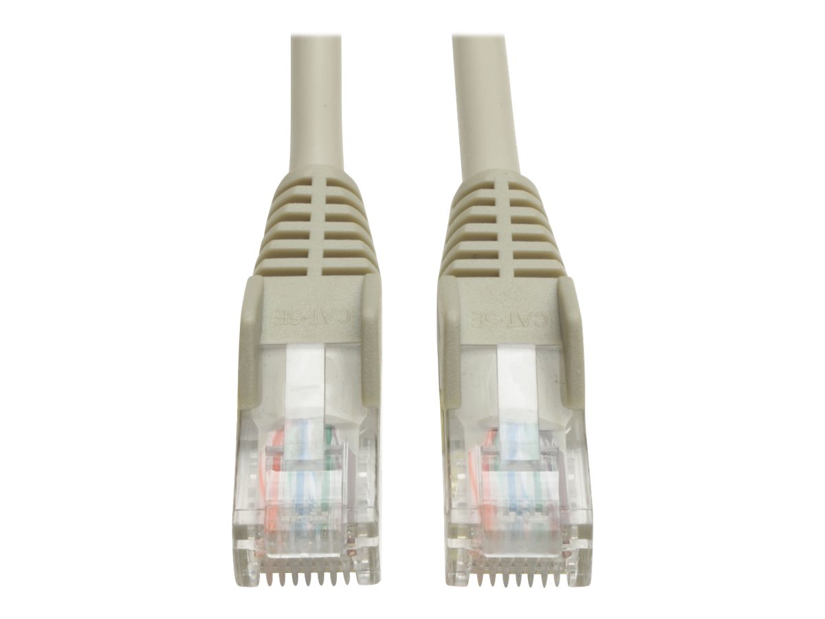 Eaton Tripp Lite Series Cat5e 350 MHz Snagless Molded (UTP) Ethernet Cable (RJ45 M/M), PoE - Gray, 150 ft. (45.72 m) - Patch-Kab
