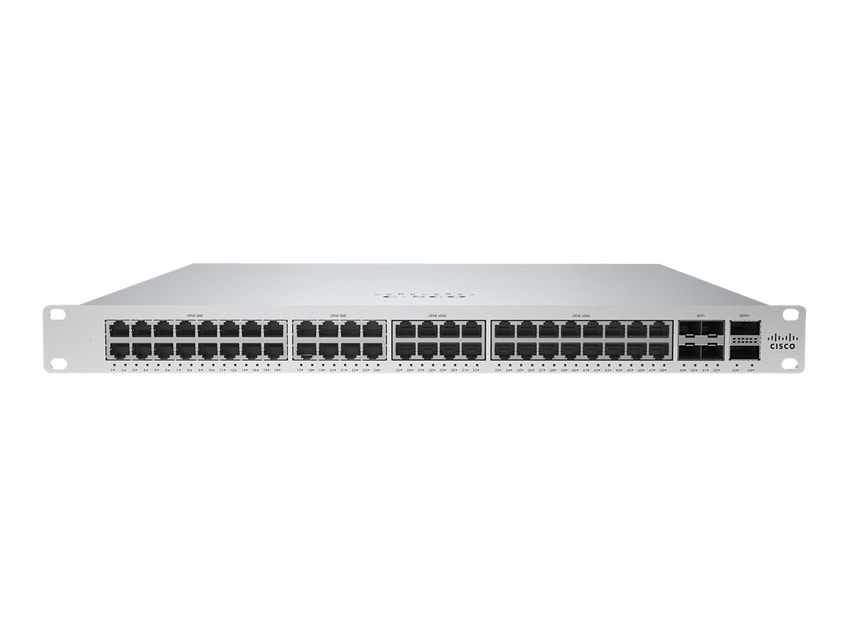 Cisco Meraki Cloud Managed MS355-48X2 - Switch - L3 - managed - 24 x 1/2.5/5/10GBase-T + 24 x 1000Base-T + 4 x 10 Gigabit SFP+ +