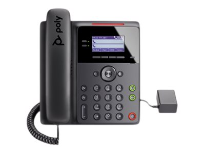 Poly Edge B10 - VoIP-Telefon mit Rufnummernanzeige/Anklopffunktion - fnfwegig Anruffunktion - SIP, SDP - 8 Leitungen