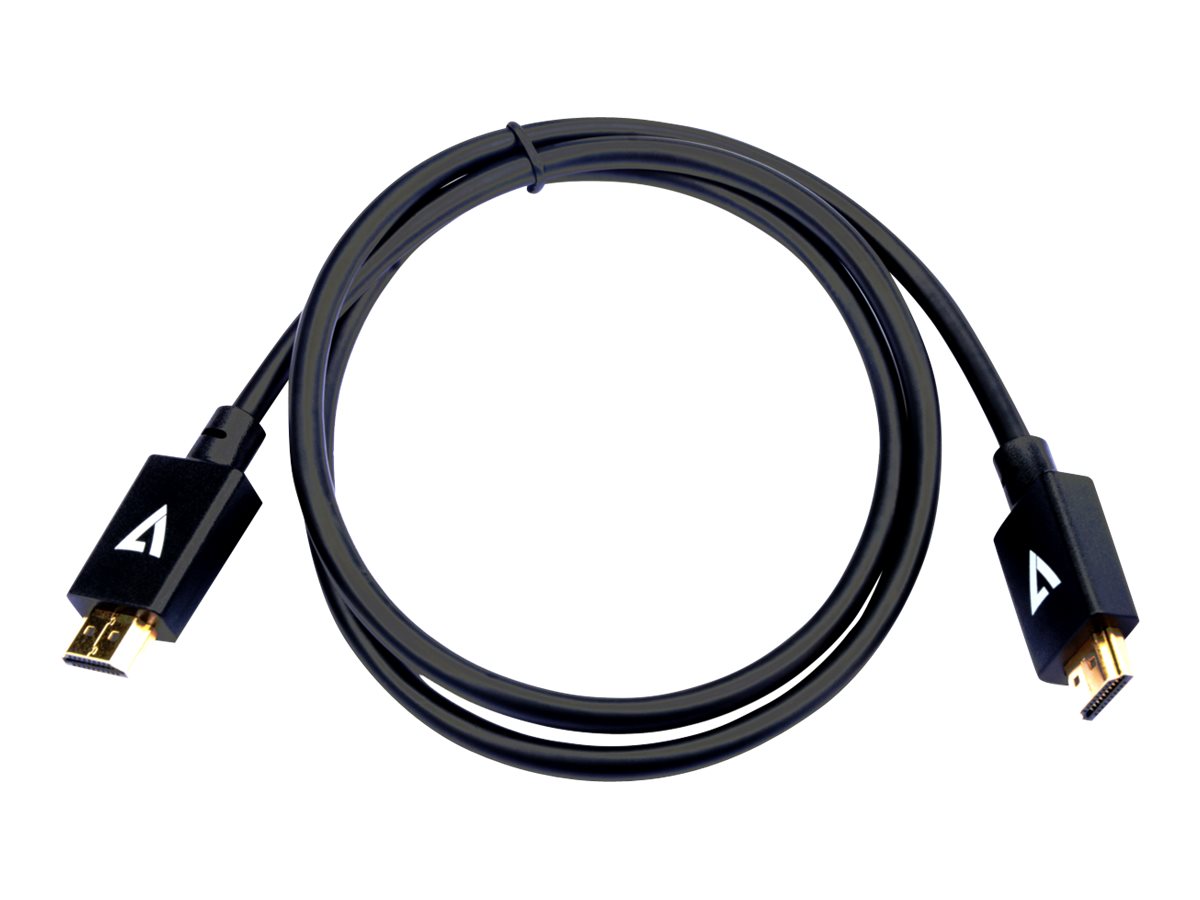 V7 - HDMI-Kabel - HDMI mnnlich zu HDMI mnnlich - 1 m - abgeschirmt - Schwarz