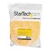 StarTech.com HKLP100YW Klettkabelbinder (30,4m, frei zuschneidbar & wiederverwendbar) gelb - Klettverschluss - 30.48 cm - Gelb -
