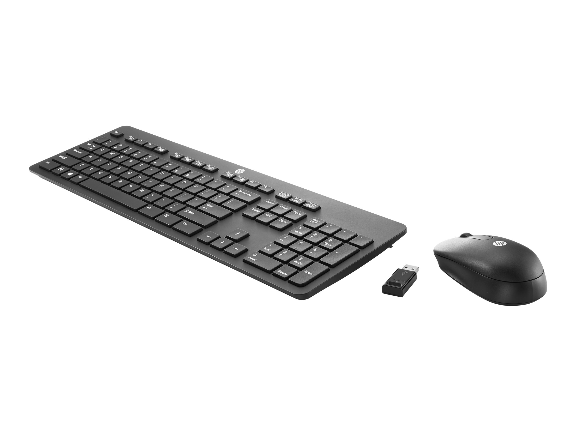HP Slim - Tastatur-und-Maus-Set - kabellos - 2.4 GHz - QWERTZ - Schweiz