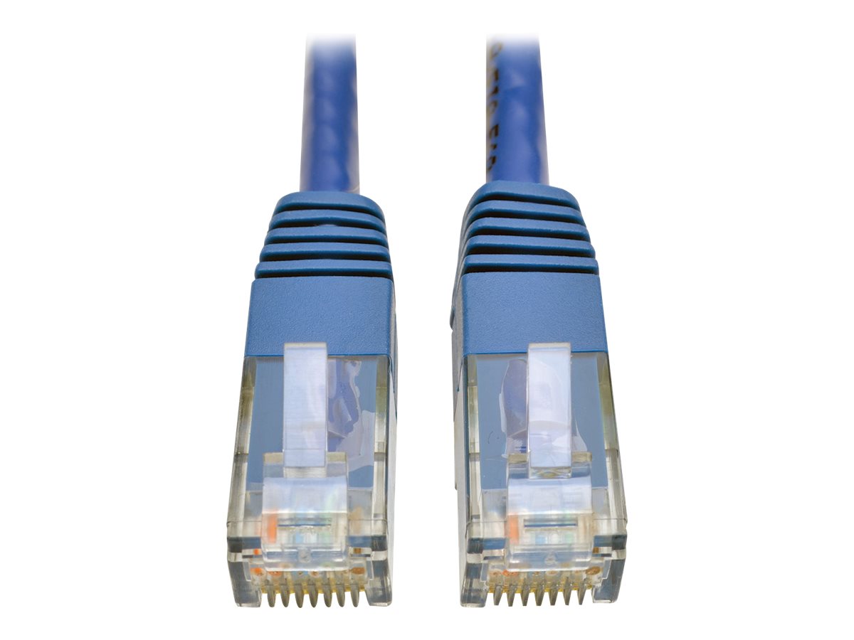 Eaton Tripp Lite Series Cat6 Gigabit Molded (UTP) Ethernet Cable (RJ45 M/M), PoE, Blue, 10 ft. (3.05 m) - Patch-Kabel - RJ-45 (M