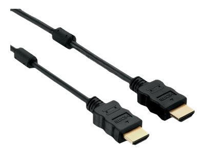 HDGear - HDMI-Kabel mit Ethernet - HDMI mnnlich zu HDMI mnnlich - 1 m - Doppelisolierung