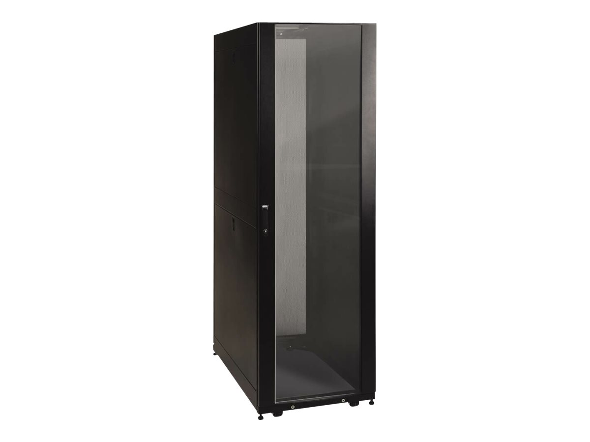 Tripp Lite 42U Rack Enclosure Server Cabinet Door & Sides w/Acrylic Window - Schrank Netzwerkschrank - Schwarz - 42HE - 61 cm - 