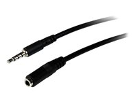 StarTech.com 1m 3,5mm 4-Pol. TRRS-Headset-Verlngerungskabel - Stecker/Buchse - Headset-Erweiterungskabel - 4-poliger Mini-Steck