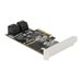 Delock PCI Express Card x4 > 5 x internal SATA 6 Gb/s - Speicher-Controller - SATA 6Gb/s - Low-Profile - PCIe 3.0 x4