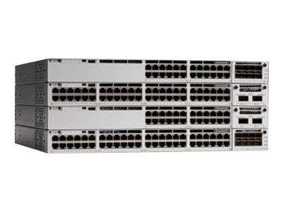 Cisco Catalyst 9300 - Network Advantage - Switch - L3 - managed - 36 x 2.5GBase-T (UPOE) + 12 x 100/1000/2.5G/5G/10G (UPOE)