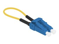 Delock - Loopback-Adapter - LC/UPC Einzelmodus (M) - Glasfaser - 9/125 Mikrometer - Blau, Gelb