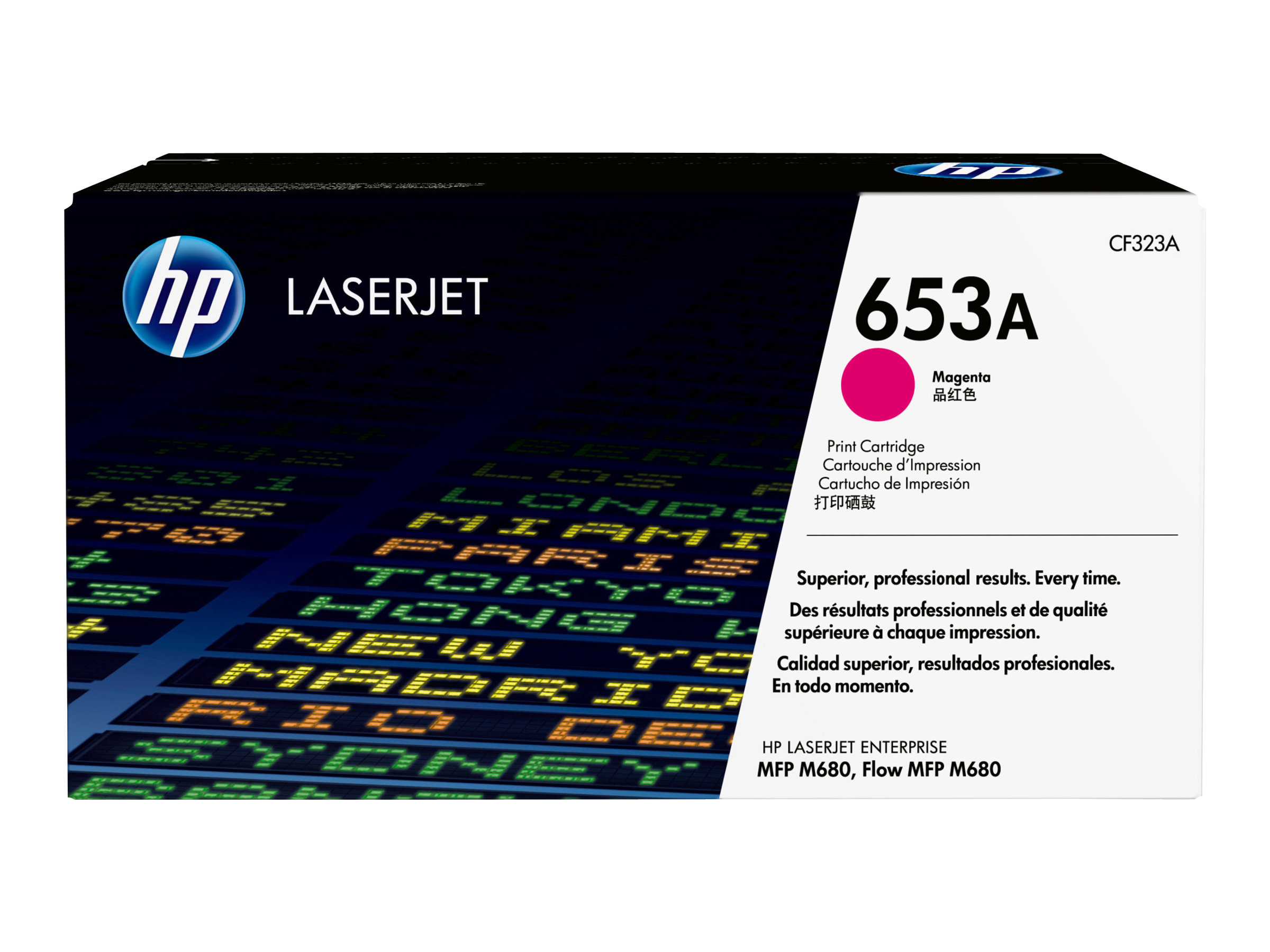 HP 653A - Magenta - original - LaserJet - Tonerpatrone (CF323A) - fr Color LaserJet Enterprise MFP M680; LaserJet Enterprise Fl
