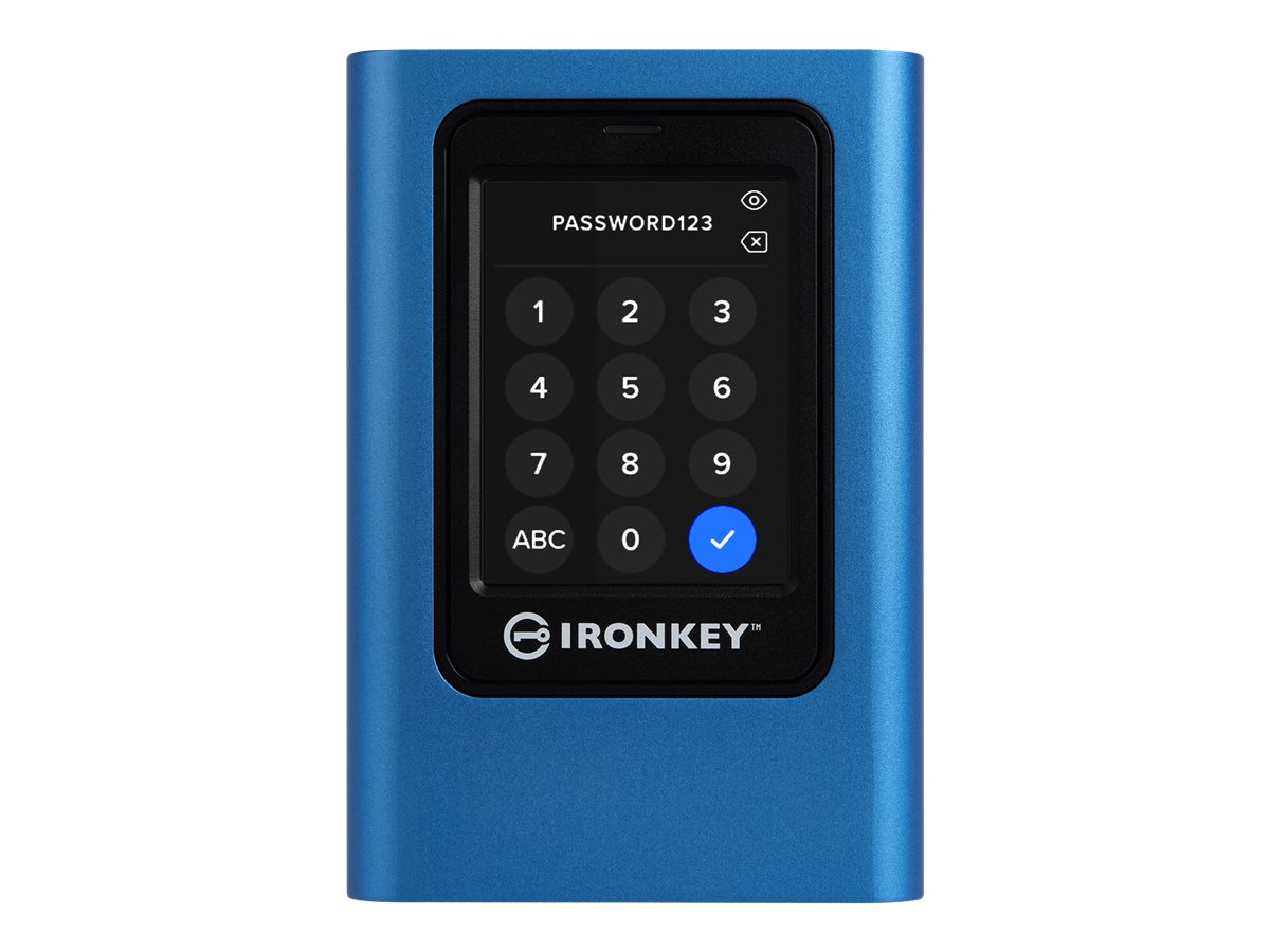 Kingston IronKey Vault Privacy 80 - SSD - verschlsselt - 480 GB - extern (tragbar) - USB 3.2 Gen 1 (USB-C Steckverbinder)