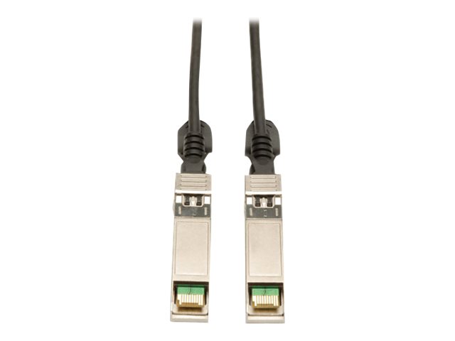 Eaton Tripp Lite Series SFP+ 10Gbase-CU Passive Twinax Copper Cable, SFP-H10GB-CU1M Compatible, Black, 1M (3.28 ft.) - Direktans