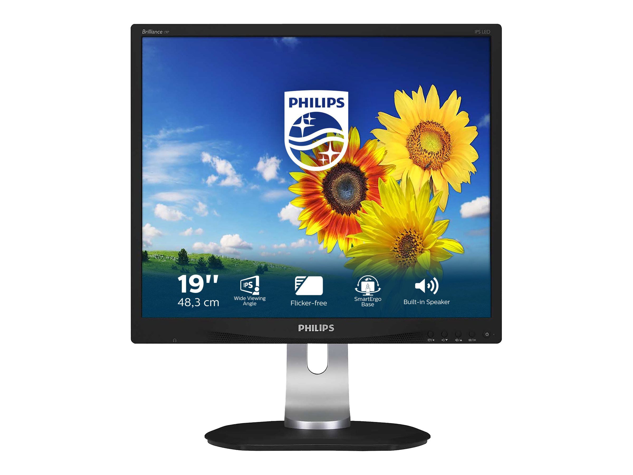 Philips Brilliance P-line 19P4QYEB - LED-Monitor - 48.3 cm (19