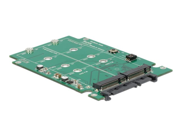 Delock Converter 22 pin > M.2 NGFF - Speicher-Controller - SATA 6Gb/s - RAID 0, 1, JBOD - SATA 6Gb/s
