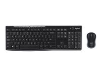 Logitech MK270 Wireless Combo - Tastatur-und-Maus-Set - kabellos - 2.4 GHz - US International