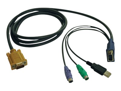 Tripp Lite 6ft USB / PS2 Cable Kit for KVM Switches B020-U08 / U16 & B022-U16 6' - Tastatur- / Video- / Maus- (KVM-) Kabel - USB