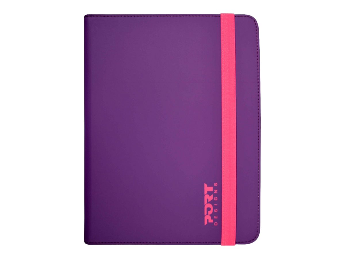 PORT Noumea Universal - Flip-Hlle fr Tablet - Polyurethan, Samt - lila, pink - 11
