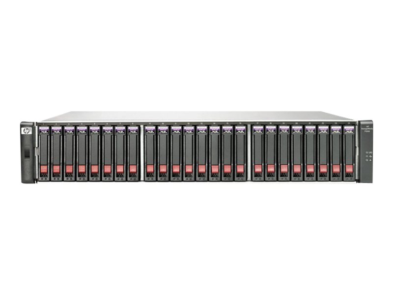 HPE StorageWorks Modular Smart Array P2000 G3 FC Dual Controller SFF Array - Festplatten-Array - 24 Schchte (SATA-300 / SAS-2) 