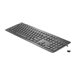 HP Premium - Tastatur - kabellos - 2.4 GHz - Englisch - Abgeglichenes anodisiertes Aluminium