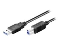 M-CAB - USB-Kabel - USB Typ A (M) zu USB Type B (M) - USB 3.0 - 3 m - Schwarz