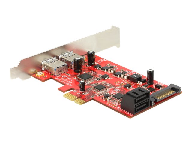 Delock - Speicher/USB3.0-Controller - USB 3.0 / SATA 6Gb/s - Low-Profile - PCIe 2.0 x1