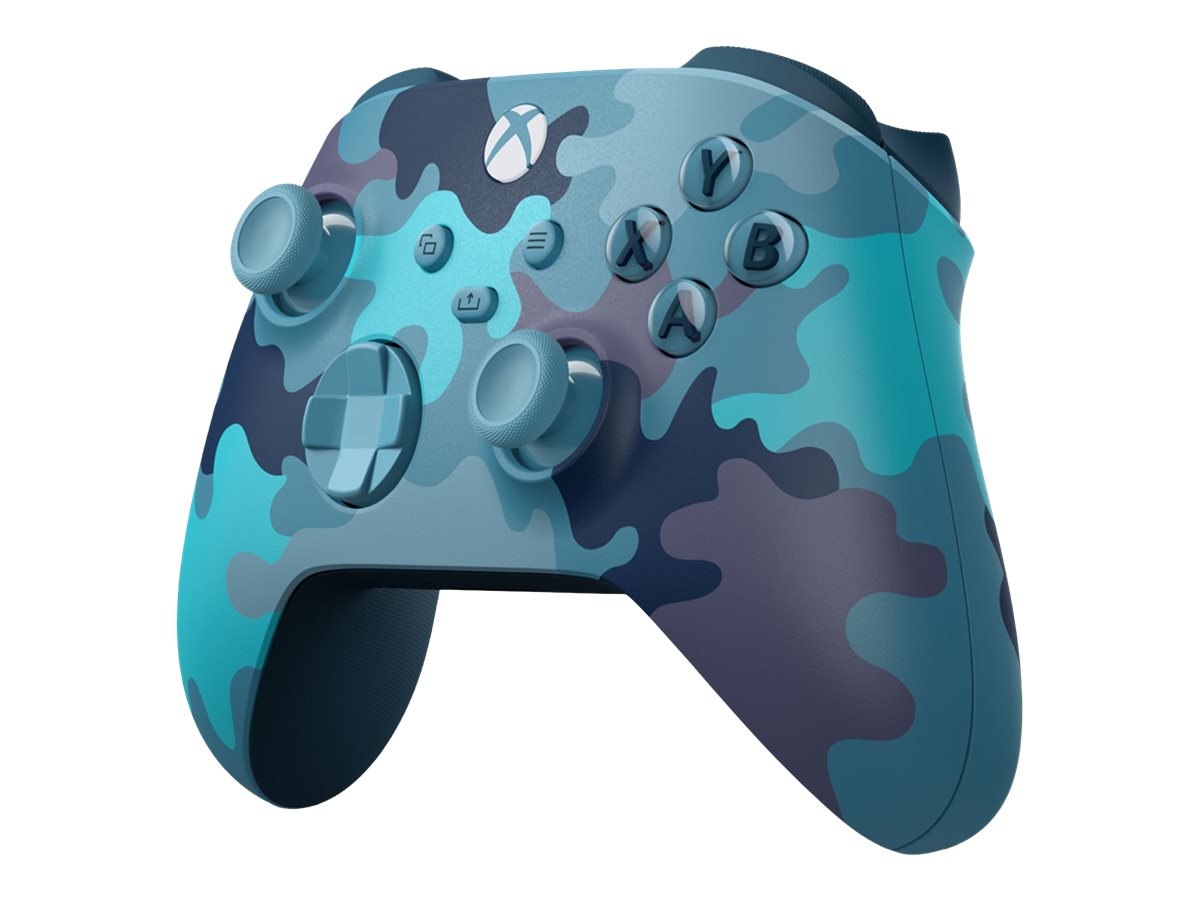 Microsoft Xbox Wireless Controller - Mineral Camo Special Edition - Game Pad - kabellos - Bluetooth - Aquamarin, Camouflage, dun