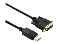 HDGear - Videokabel - DisplayPort (M) zu DVI (M) - 3 m - Schwarz