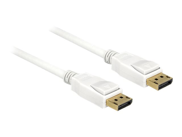 Delock - DisplayPort-Kabel - DisplayPort (M) zu DisplayPort (M) - 3 m - 4K Untersttzung - weiss