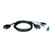 Tripp Lite 10ft USB / PS2 Cable Kit for KVM Switches B040 / B042 Series KVMs 10' - Tastatur- / Video- / Maus- (KVM-) Kabelkit - 