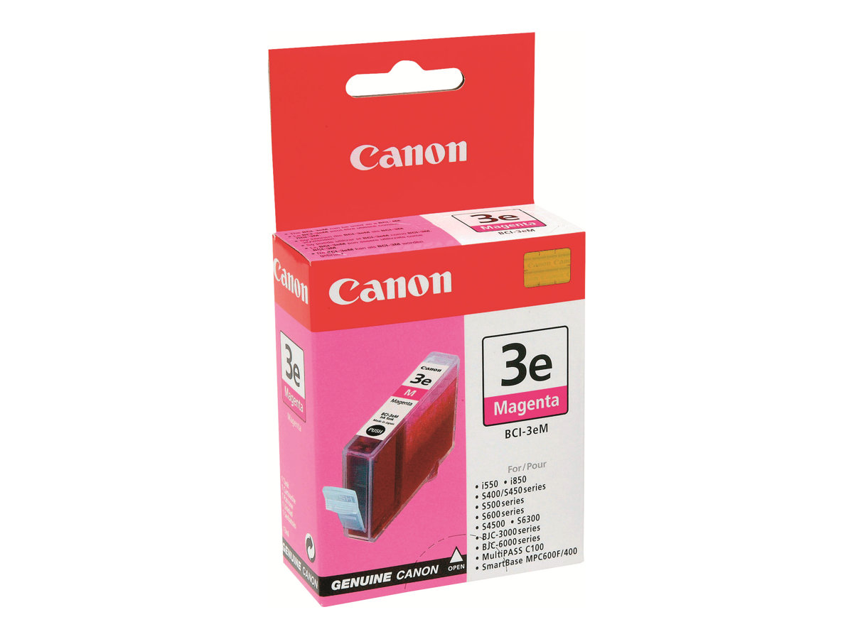 Canon BCI-3EM - 13 ml - Magenta - Original - Tintenbehlter - fr BJC-6200; i550, 6500, 850; S400, 500, 520, 530, 630, 6300, 750