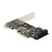 Delock PCI Express Card x4 > 5 x internal SATA 6 Gb/s - Speicher-Controller - SATA 6Gb/s - Low-Profile - PCIe 3.0 x4