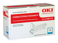 OKI - Cyan - Original - Trommeleinheit - fr C5550 MFP, 5800dn, 5800Ldn, 5800n, 5900cdtn, 5900dn, 5900dtn, 5900n