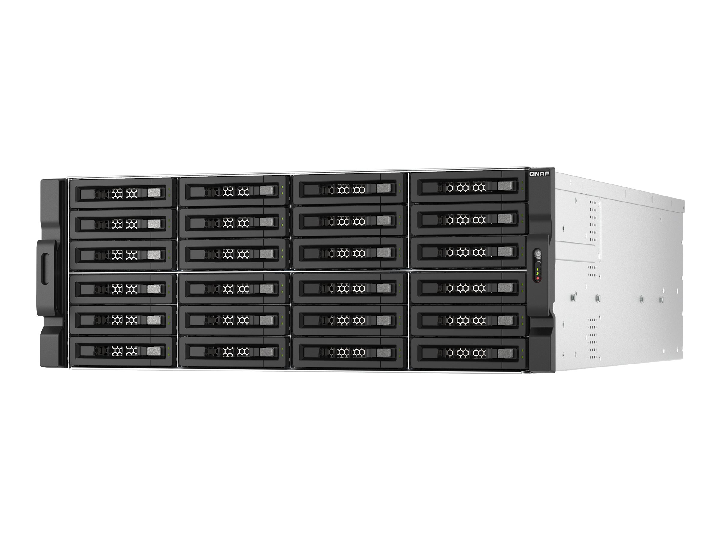 QNAP TL-R2400PES-RP - Festplatten-Array - 24 Schchte (SATA-600) - PCIe x8 (extern) - Rack - einbaufhig