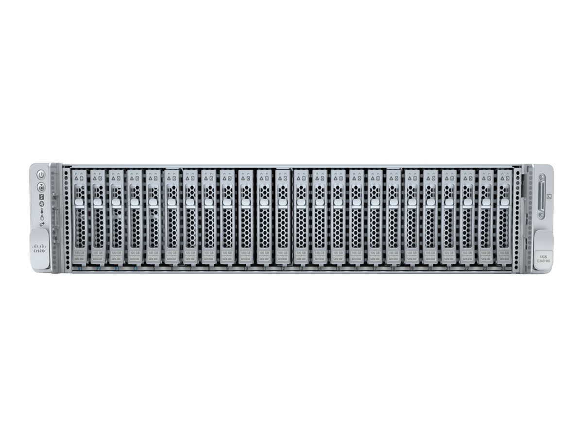 Cisco Hyperflex System HX240c M6 All Flash - Server - Rack-Montage - 2U - zweiweg - keine CPU
