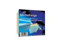 MediaRange Retail-Pack CD-Soft-Slimcase Color (5x4) - Slim Jewel Case fr Speicher-CD - Kapazitt: 1 CD - weiss, Blau, Gelb, ora