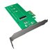 ICY BOX IB-PCI208 - Schnittstellenadapter - M.2 - PCIe 3.0 x4 - grn