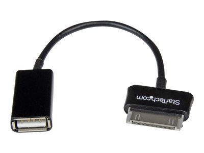StarTech.com USB OTG Adapterkabel fr Samsung Galaxy Tab - USB-Kabel - USB weiblich zu Samsung 30-poliger Dockanschluss mnnlich