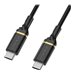 OtterBox Fast Charge Cable Standard - USB-Kabel - 24 pin USB-C (M) zu 24 pin USB-C (M) - USB 2.0 - 1 m - Black Shimmer