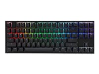 Ducky One 2 TKL DKON1787ST - Tastatur - Hintergrundbeleuchtung - USB-C - Schweiz - Tastenschalter: CHERRY MX RGB Red
