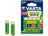 Varta -56756B, Rechargeable battery, Nickel-Metallhydrid (NiMH), 1,2 V, 4 Stück(e), 2400 mAh, Grün