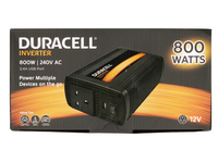 Duracell DRINV80-UK, Auto, 230 V, 800 W, 12 V, 2,4 A, Ladegerät